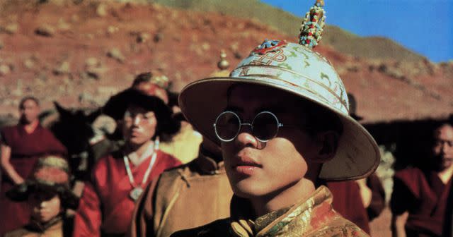 <p>Buena Vista/Courtesy Everett</p> Tenzin Thuthob Tsarong in 'Kundun'