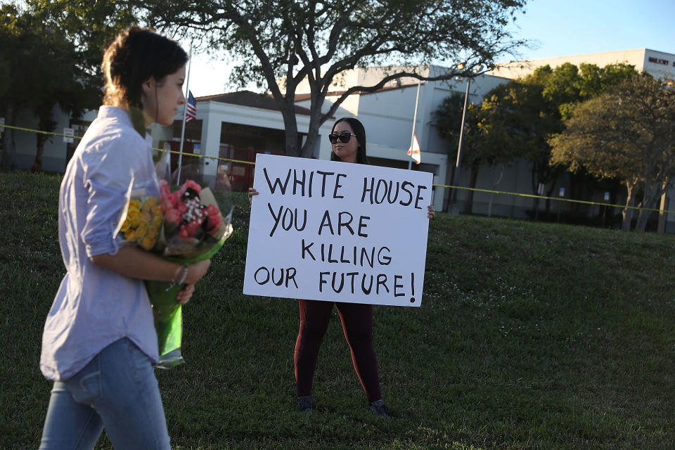 Mourning those lost in the Parkland school shooting