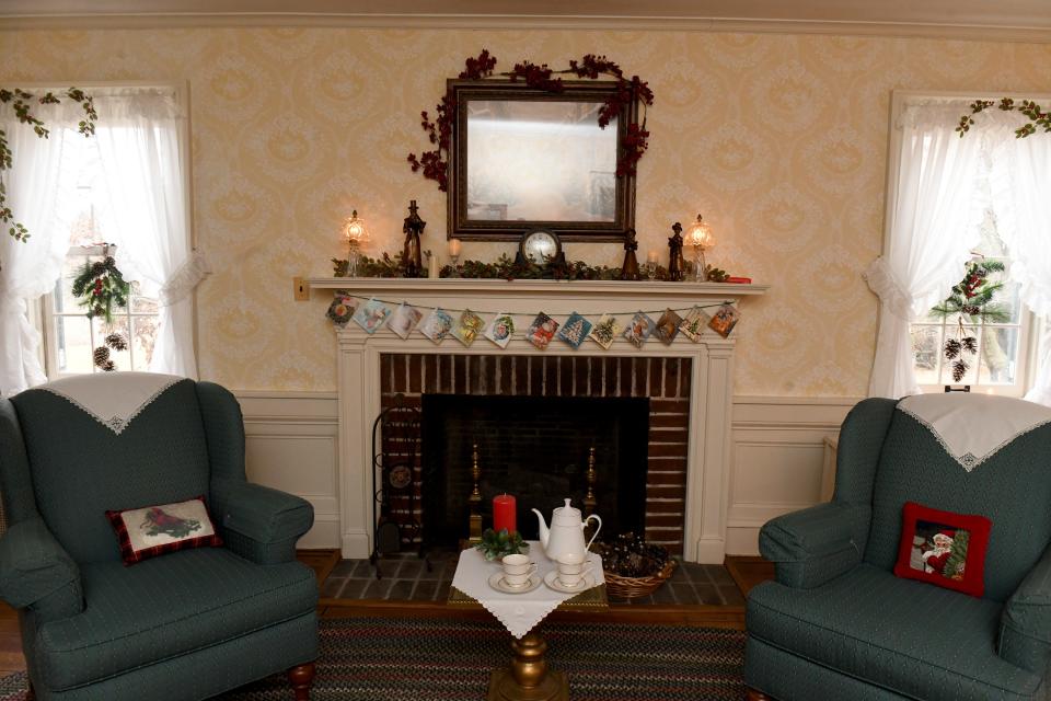 Christmas decorations fill the Stewart Manor House, which will be open to the public during the "Welcome Home for the Holidays" and "Deck the Hollow" events at Quail Hollow Park in Stark County. Admission is $5 per person when tickets are purchased online.