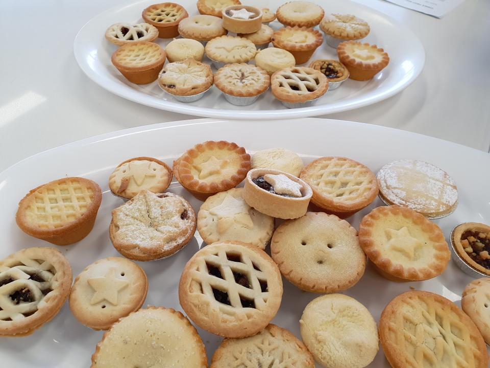 The judges scored the mince pies on a range of criteria including: visual appeal, aroma, flavour, mouthfeel, eatability and pastry to filling ratio. Photo: Supplied