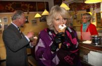 <p>Sweet treat, anyone? That's exactly what Camilla, Duchess of Cornwall was thinking when they stopped by the oldest ice cream shop in Denmark, Brostræde Flødeis in Elsinore.<br></p>