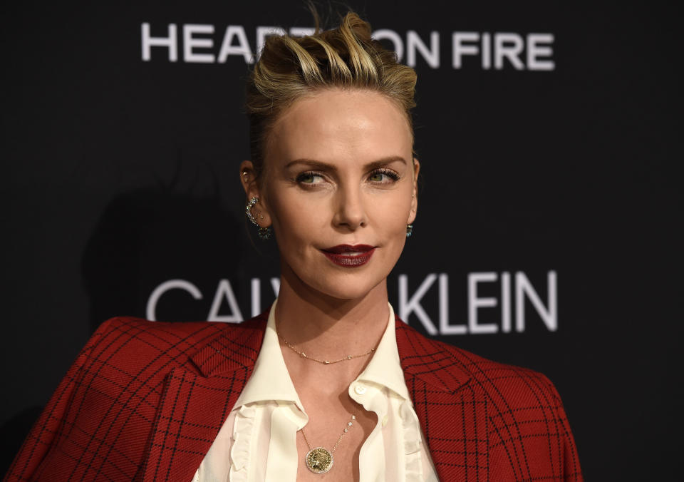 Charlize Theron poses at the 25th Annual ELLE Women in Hollywood Celebration in 2018.&nbsp; (Photo: Chris Pizzello/Invision/AP)
