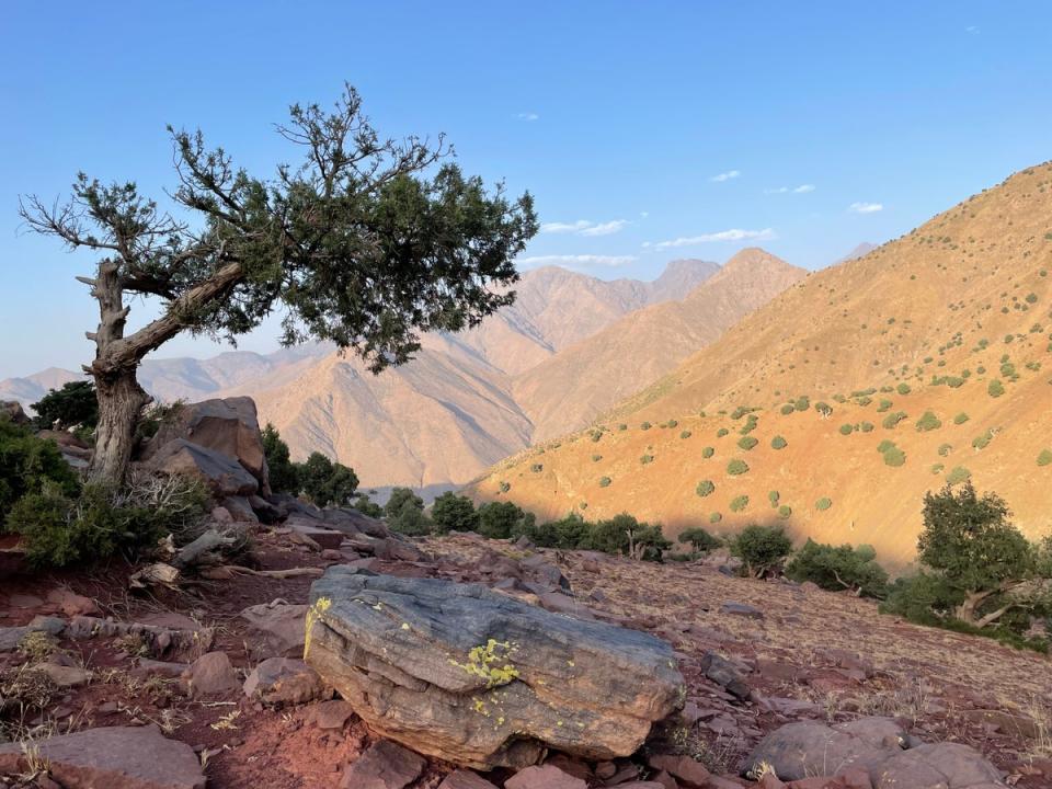 Alice often hikes in the Atlas Mountains where temperatures often reach the 30s and 40s (Alice Morrison)