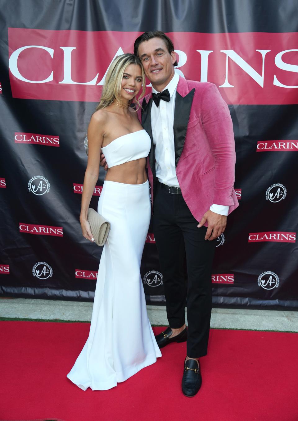 Model and social media influencer Alli Martinez and Tyler Cameron attend the Andrea C. Cameron Foundation’s inaugural Gala, hosted by Lessing's Hospitality Group at the Pelican Club on Thursday, September 22, 2022 in Jupiter.