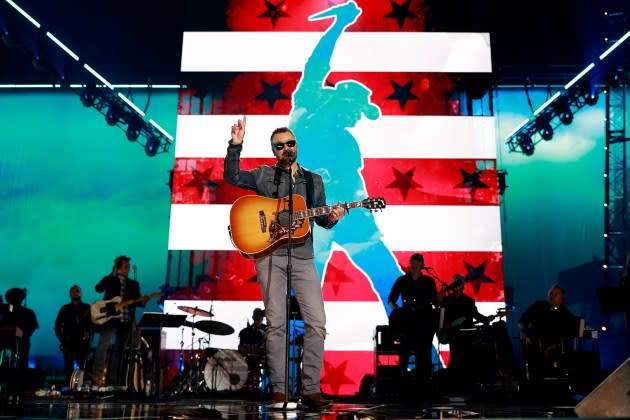 Eric Church performed "As Good As I Once Was" at the 'Toby Keith: American Icon' tribute concert in Nashville. - Credit: Jason Kempin/Getty Images for Universal Music Group