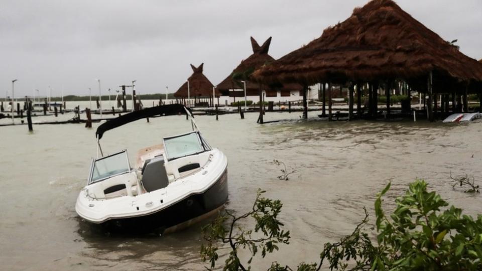 Inundaciones en Cancún.