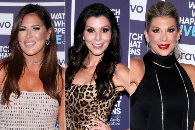 <p>Charles Sykes/Bravo (3)</p> From left: Emily Simpson, Heather Dubrow and Alexis Bellino