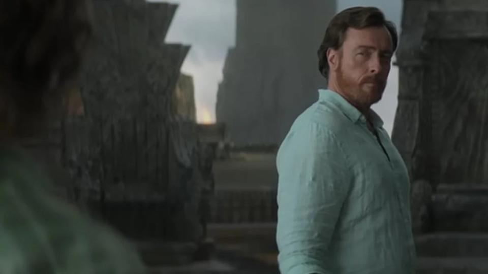 Toby Stephens as Poseidon in Percy Jackson and the Olympians