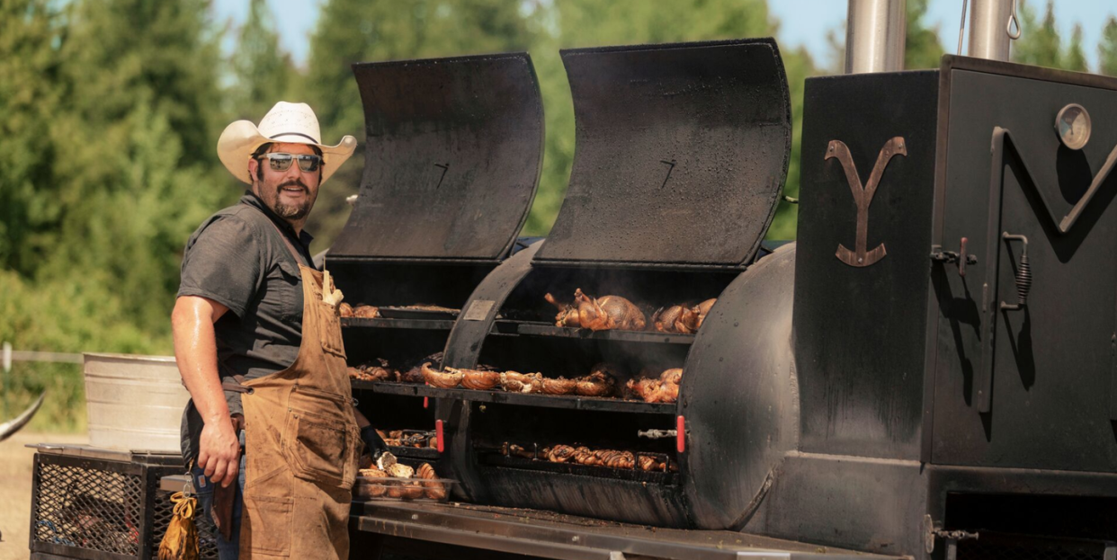 chef gator from yellowstone gives us bts