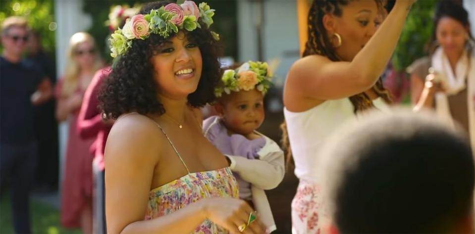 Tia Mowry-Hardrict and daughter Cairo | Tia Mowry's Quick Fix/Youtube