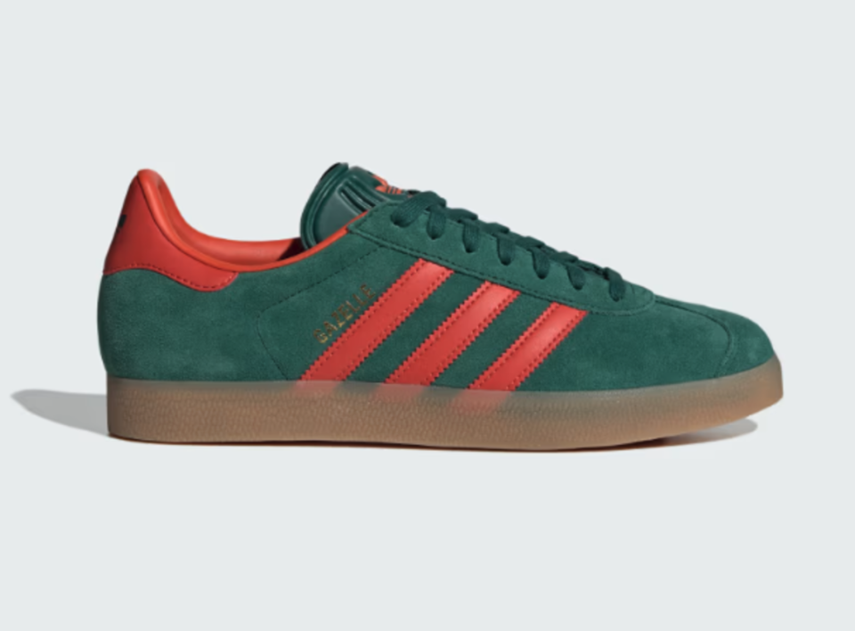 <p>adidas</p><p><strong>Why We Love It: </strong>The adidas Gazelle is another iconic sneaker that transcended sports to become a mainstay in pop culture. Only this model provides more premium materials and exciting colorways.</p><p><strong>How To Buy It: </strong>Online shoppers can choose between dozens of styles of the adidas Gazelle starting at $100 on the <a href="https://clicks.trx-hub.com/xid/arena_0b263_mensjournal?event_type=click&q=https%3A%2F%2Fgo.skimresources.com%2F%3Fid%3D106246X1739800%26url%3Dhttps%3A%2F%2Fwww.adidas.com%2Fus%2Fgazelle&p=https%3A%2F%2Fwww.mensjournal.com%2Fsneakers%2F10-sneakers-that-make-perfect-valentines-day-gifts%3Fpartner%3Dyahoo&ContentId=ci02d413bc8000263c&author=Pat%20Benson&page_type=Article%20Page&partner=yahoo&section=Asics&site_id=cs02b334a3f0002583&mc=www.mensjournal.com" rel="nofollow noopener" target="_blank" data-ylk="slk:adidas website;elm:context_link;itc:0;sec:content-canvas" class="link ">adidas website</a>.</p>