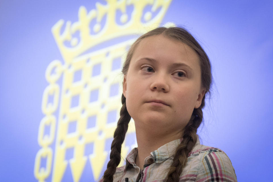 File photo dated 23/4/2019 of Greta Thunberg who has said that climate experts are not being listened to despite the coronavirus pandemic highlighting the importance of following science.