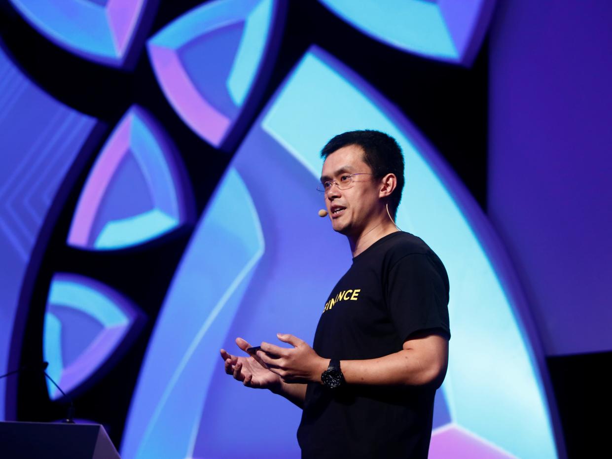Changpeng Zhao, former CEO of Binance, speaks at the Delta Summit, Malta's official Blockchain and Digital Innovation event promoting cryptocurrency, in St Julian's, Malta October 4, 2018.