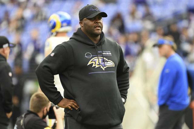 Ravens HC John Harbaugh discusses moving Tee Martin to QB coach