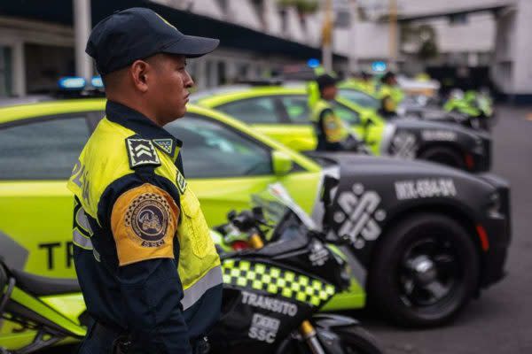 placa policías multa cdmx