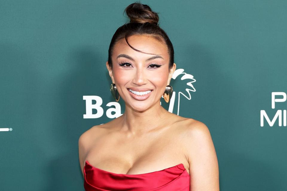 <p>Monica Schipper/Getty</p> Jeannie Mai