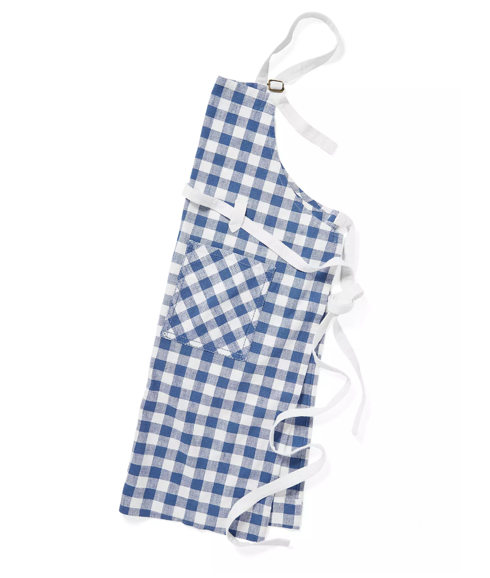 <p><a href="https://go.redirectingat.com?id=74968X1596630&url=https%3A%2F%2Fwww.serenaandlily.com%2Fproducts%2Fgingham-apron-french-blue%2F976900%3Fgad_source%3D1%26gclid%3DCj0KCQjw8MG1BhCoARIsAHxSiQmAPf2Q5Uf2yKedaujo9CF7YKhd4RnU-BQ3IMTOAM5aOXZzR9ldjVIaAj1JEALw_wcB&sref=https%3A%2F%2Fwww.elledecor.com%2Fshopping%2Fhome-accessories%2Fg61791977%2Fbest-hostess-gifts%2F" rel="nofollow noopener" target="_blank" data-ylk="slk:Shop Now;elm:context_link;itc:0;sec:content-canvas" class="link rapid-noclick-resp">Shop Now</a></p><p>Gingham Apron</p><p>Serena & Lily</p><p>$98.00</p>