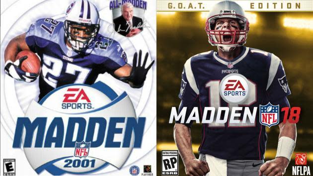 Madden' cover athletes since 2000: From Eddie George to Tom Brady