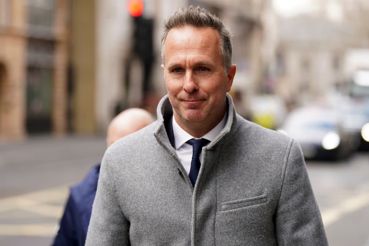 Michael Vaughan is expected to learn whether a charge against him for using racist or discriminatory language has been found proven or not on Friday (James Manning/PA) (PA Wire)