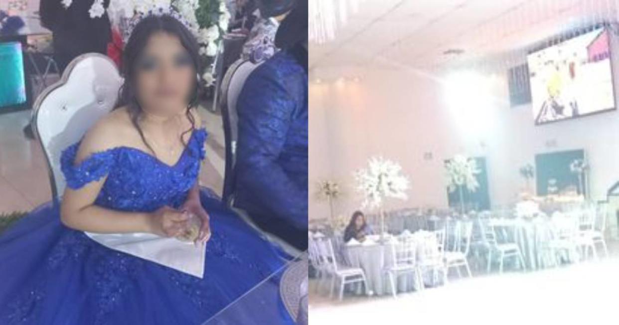 Dejan plantada a quinceañera en Nuevo León. Foto: Facebook vía Apodaca en Alerta