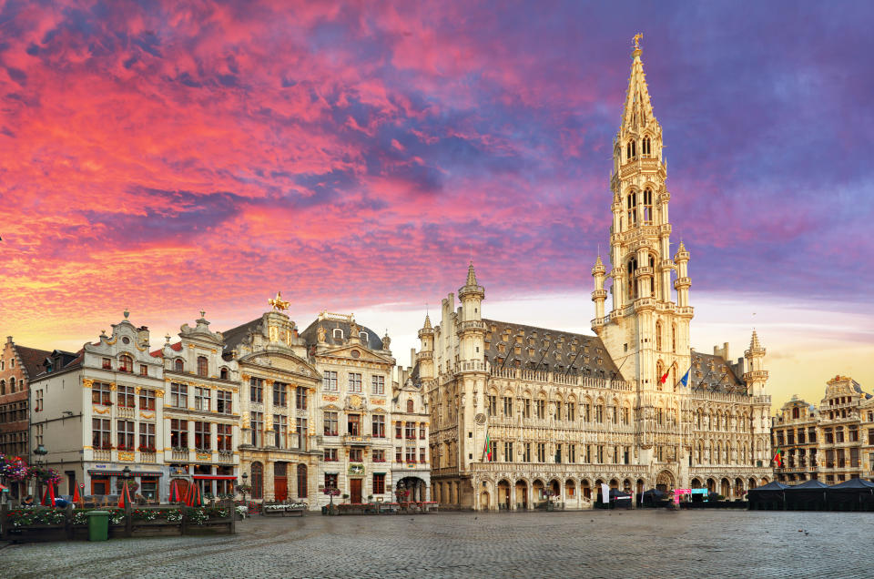 Take in the sights of the Grand Place in Brussels. [Photo: Getty]