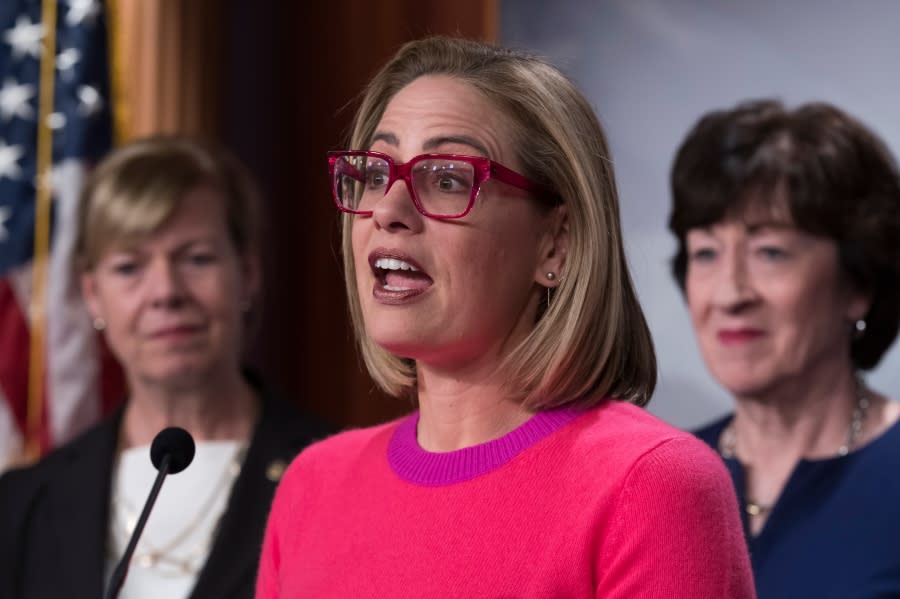 Sen. Kyrsten Sinema, D-Ariz. (AP Photo/J. Scott Applewhite, File)