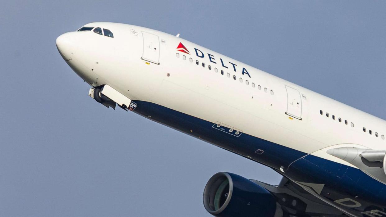 PHOTO: A Delta Air Lines Airbus A330 aircraft as seen. (NurPhoto via Getty Images)