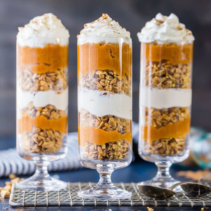 Pumpkin Pie Parfaits