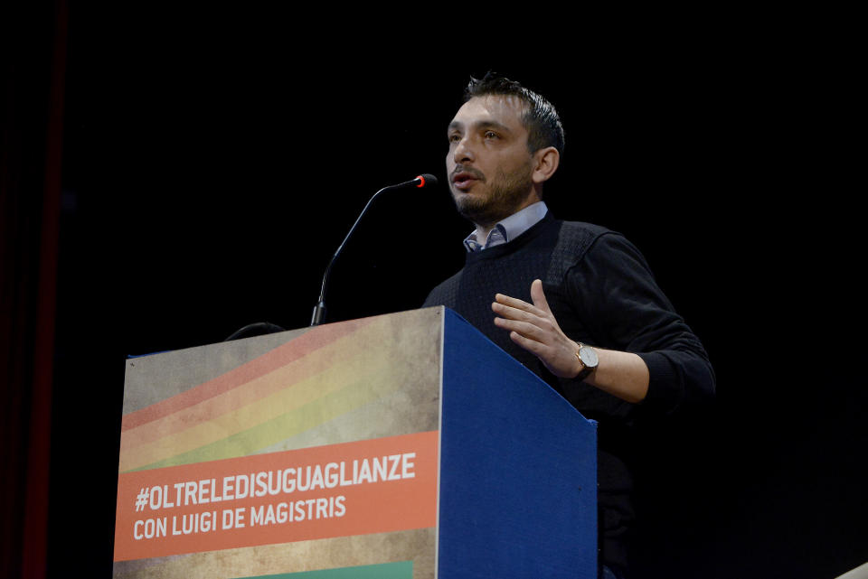 Michele Conia, Bürgermeister von Cinquefrondi im Jahre 2018 in Rom (Foto Simona Granati/Getty Images)