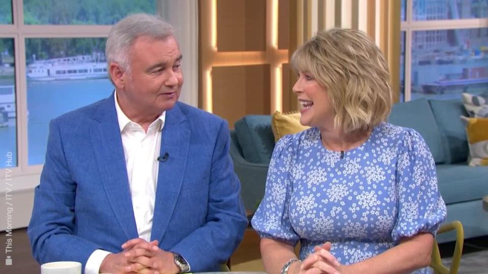 Eamonn Holmes and Ruth Langsford were dropped from hosting 'This Morning' on Fridays. (ITV)