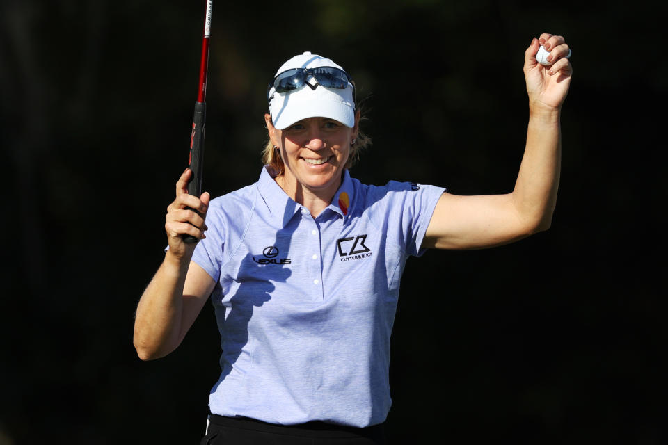 Annika Sorenstam of Sweden at the 2021 Gainbridge LPGA