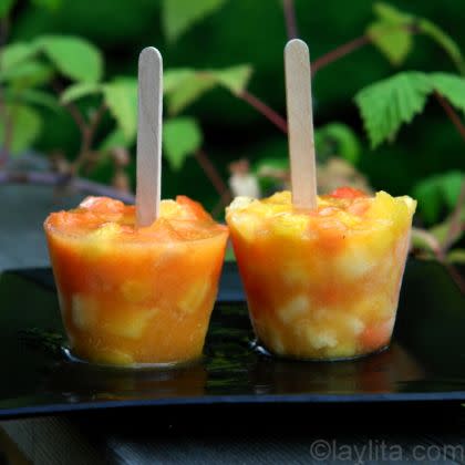 Fruit Salad Ice Pops