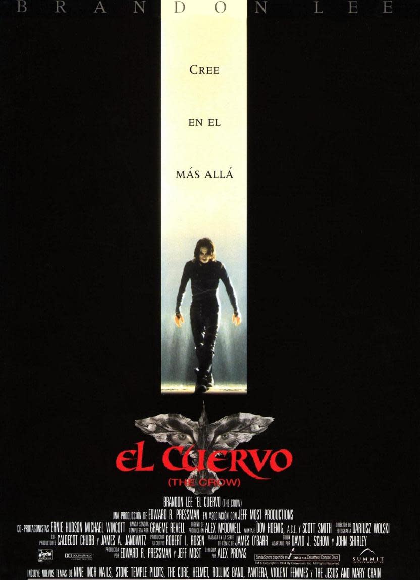 Póster oficial de El Cuervo (Fuente: IMDb)
