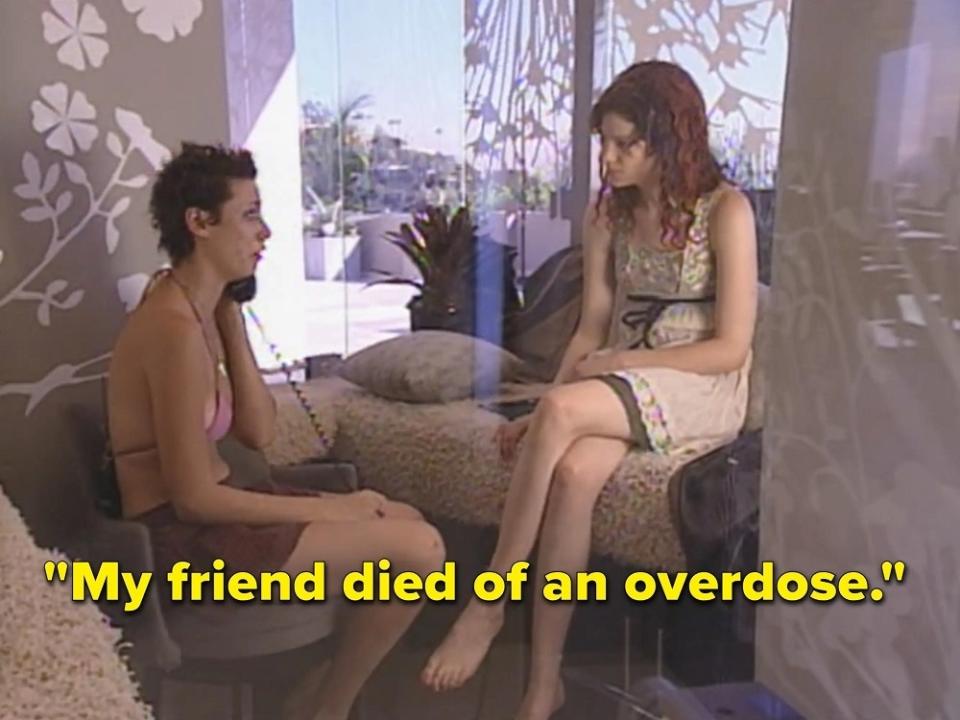 "My friend died of an overdose."