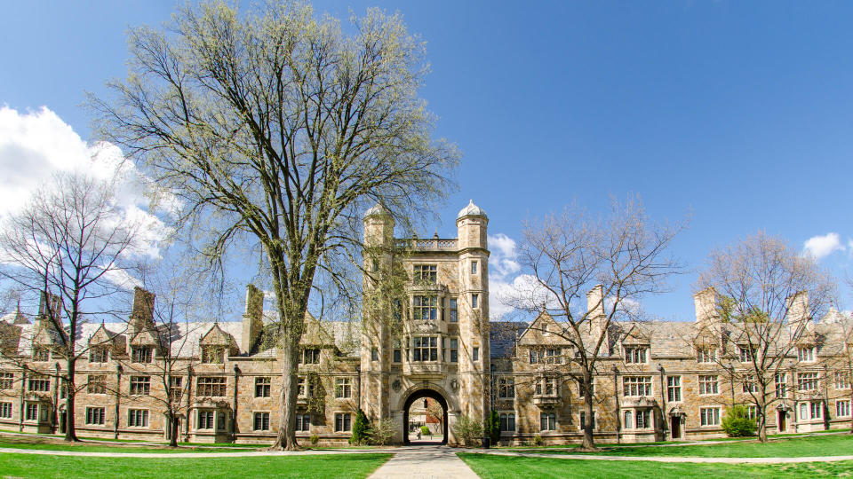 The Campus of the University of Michigan Law School in Ann Arbor is also known as "The Law Quad" or "The Law Quadrangle".