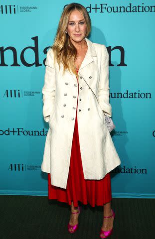 <p>Jamie McCarthy/Getty Images</p> Sarah Jessica Parker attends the Good+Foundation Benefit in New York City.