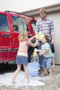 <p>Who said chores can't be fun? Make a splash with this all-hands-on-deck activity. Grab a pail and sponges for everyone and suds up your family's beloved vehicle for a productive outdoor activity.</p>