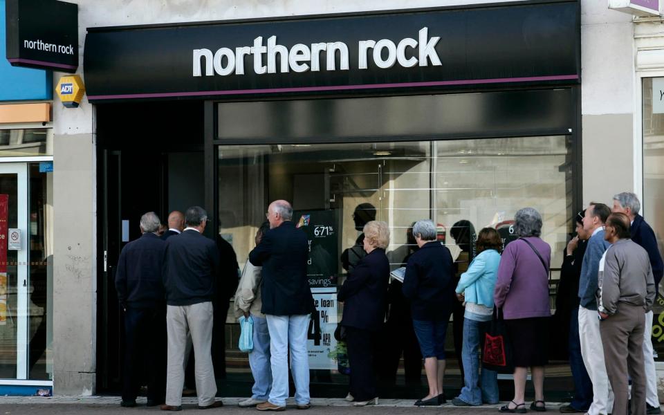 Northern Rock was rescued by the Government during the financial crisis - AP