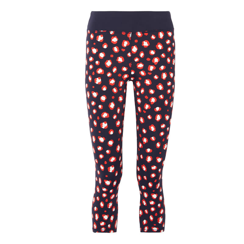 <a rel="nofollow noopener" href="http://rstyle.me/~a6EZ9" target="_blank" data-ylk="slk:Spry Bengal Printed Stretch-Tactel Leggings, Tory Sport, $135;elm:context_link;itc:0;sec:content-canvas" class="link ">Spry Bengal Printed Stretch-Tactel Leggings, Tory Sport, $135</a>