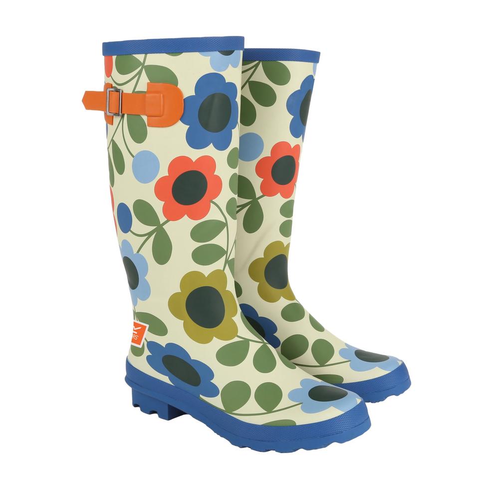 Orla Kiely Floral Welly Hi - Meadow Floral