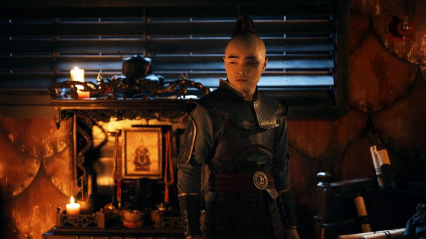 Dallas Liu como Zuko en Avatar: The Last Airbender. (Crédito: Netfix)