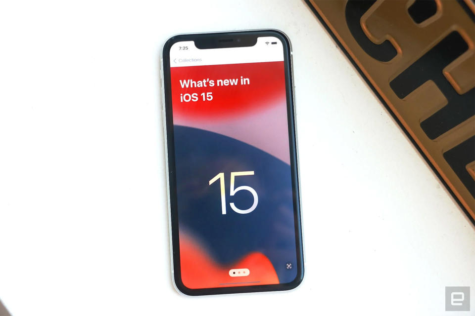 Apple iPhone iOS 15