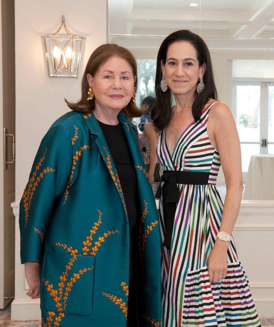Jo Carole Lauder and Jane Lauder at the Alzheimer's Drug Discovery Foundation Fifth Annual Hope on the Horizon Event at The Beach Club March 3, 2022.