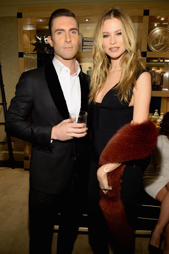 Adam Levine and Behati Prinsloo