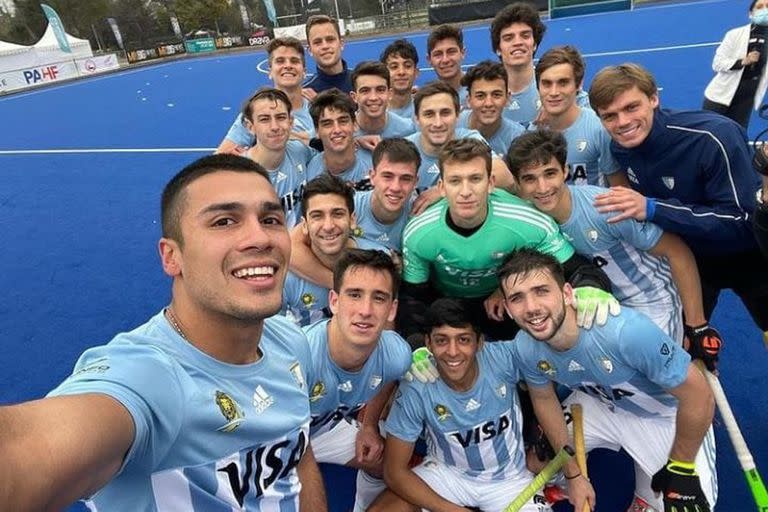 Ian Tarquini y el grupo que consiguió la clasificación para el Mundial, pero que no pudo viajar a India; hicieron un gran torneo y fueron subcampeones panamericanos