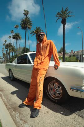 ZigZag Rolling Papers Limited Edition Orange Velour Tracksuit