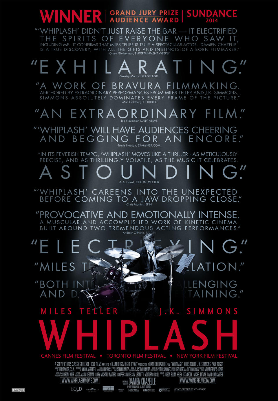 WHIPLASH, Miles Teller