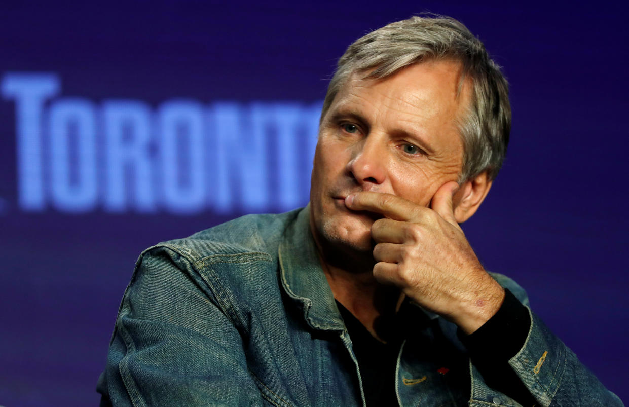 FILE PHOTO: Actor Viggo Mortensen attends a news conference to discuss the movie “Green Book” at the Toronto International Film Festival (TIFF) in Toronto, Ontario, Canada September 12, 2018. REUTERS/Mario Anzuoni/File Photo