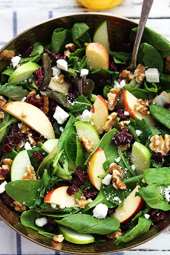 Apple Cranberry Walnut Salad