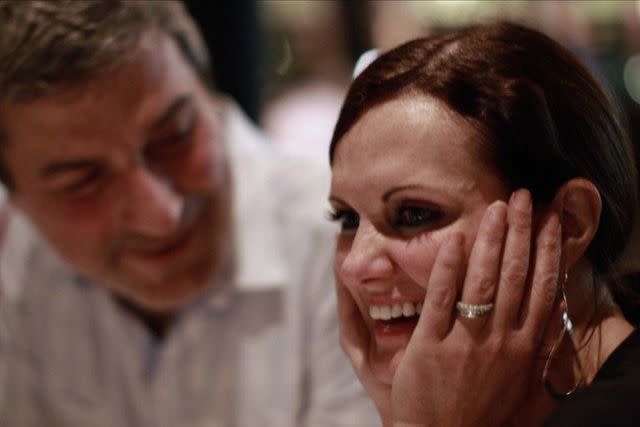 <p>Courtesy of Netflix/Benita Alexander</p> Paolo Macchiarini and Benita Alexander in 'Bad Surgeon: Love Under the Knife'.